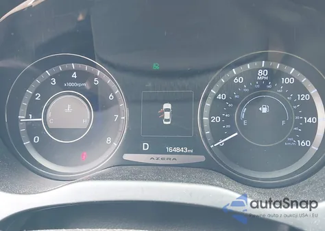 2016 Hyundai Azera Limited из США, поврежденный, VIN KMHFH4JG6GA547389